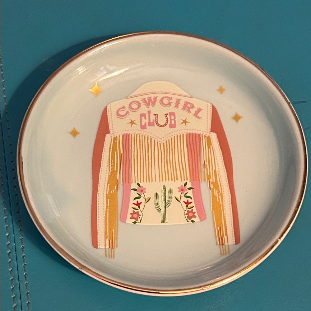 Cowgirl Club Decorative Dish